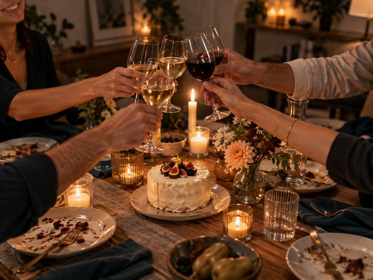 A dinner with friends